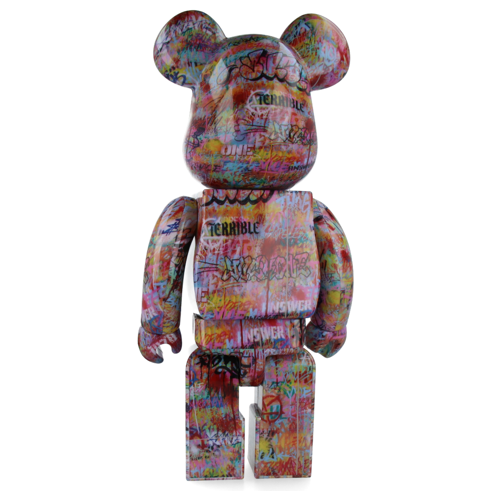 400% Bearbrick Knave by Yuck P(L/R)AYER Collectible Art Toy - Perfect for Display, Gifts & Anime Collections