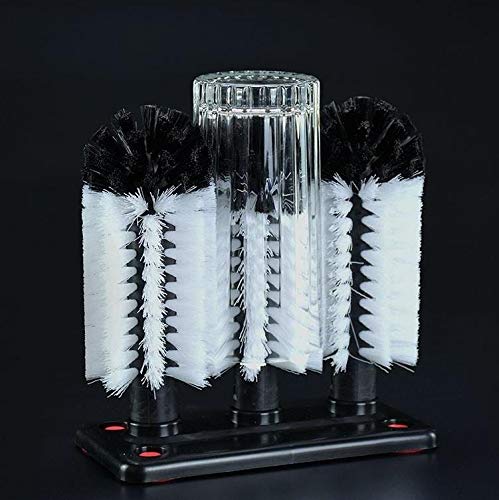 Stainless Steel Washer Brush Cleaner Set with 3 Brushes - Heavy Duty Scrubber for Kitchen, Bar, Restaurant Cleaning - Perfect for Pots, Pans, Glassware and Utensils