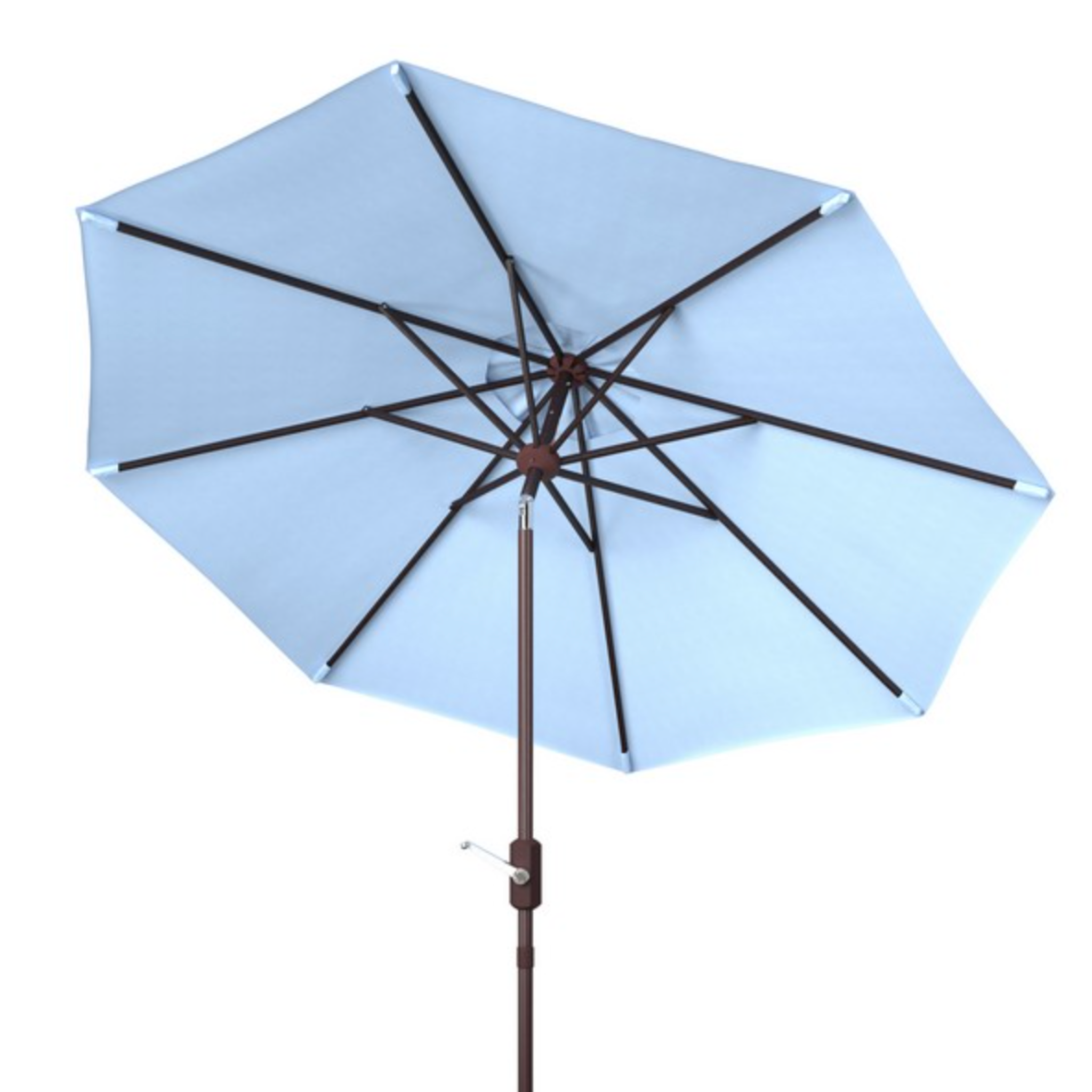 9 Ft Ortega UV Protection Auto Tilt Crank Patio Umbrella - Perfect for Outdoor Dining, Poolside Lounging & Backyard Shade