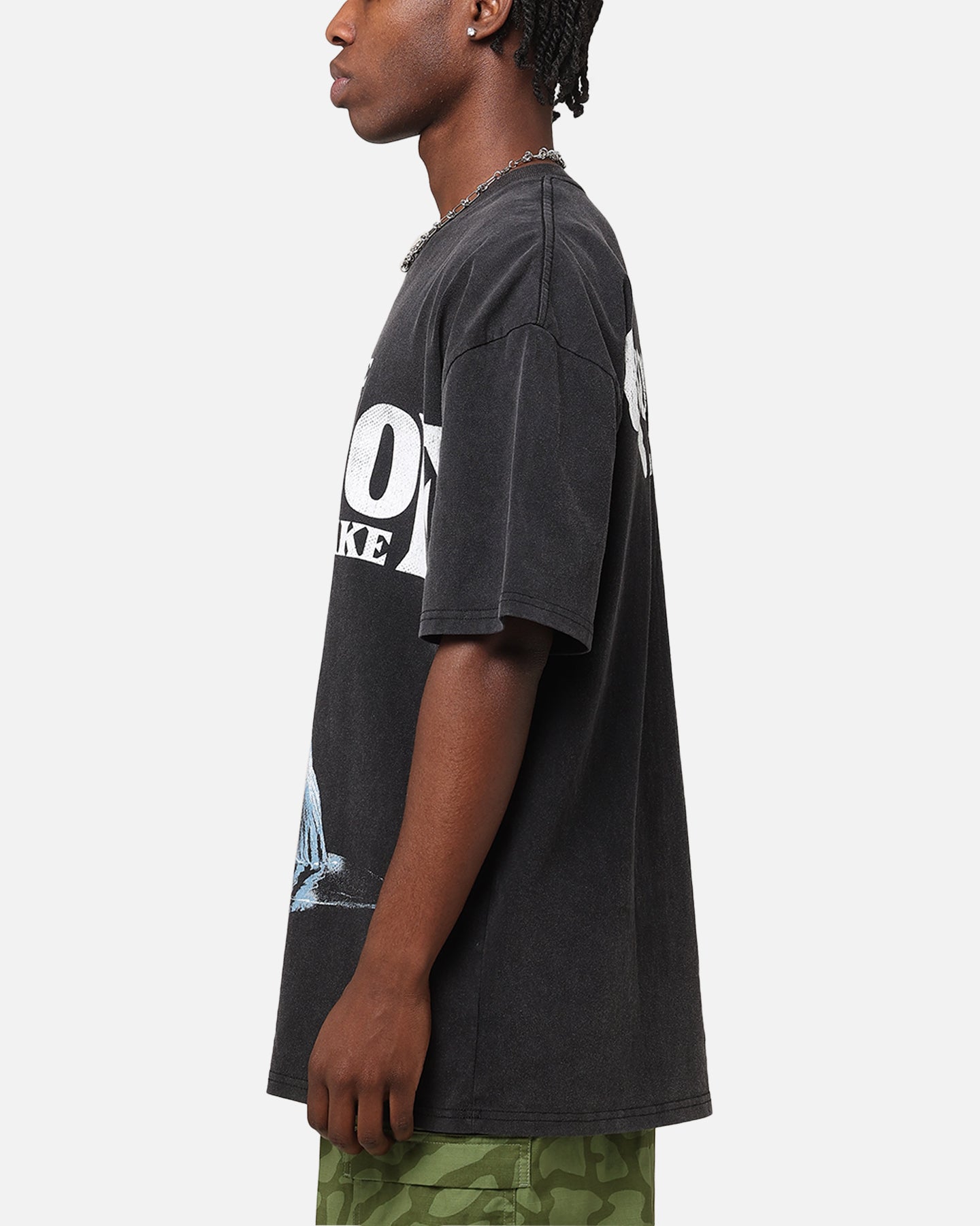 Vintage American Thrift X Goosebumps Cold Lake Heavy Cotton T-Shirt - Black Retro Graphic Tee for Casual Wear & Street Style