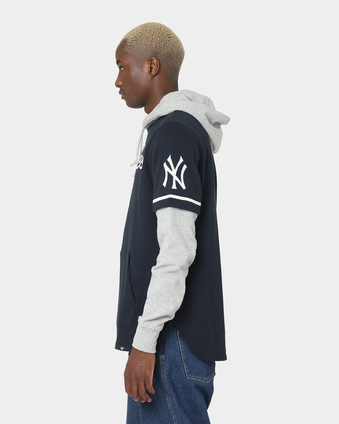 47 Brand New York Yankees Shortstop Hoodie - Navy Blue Pullover for Men & Women | Cozy Fall & Winter Wear for Baseball Fans, Casual Outings & Game Day