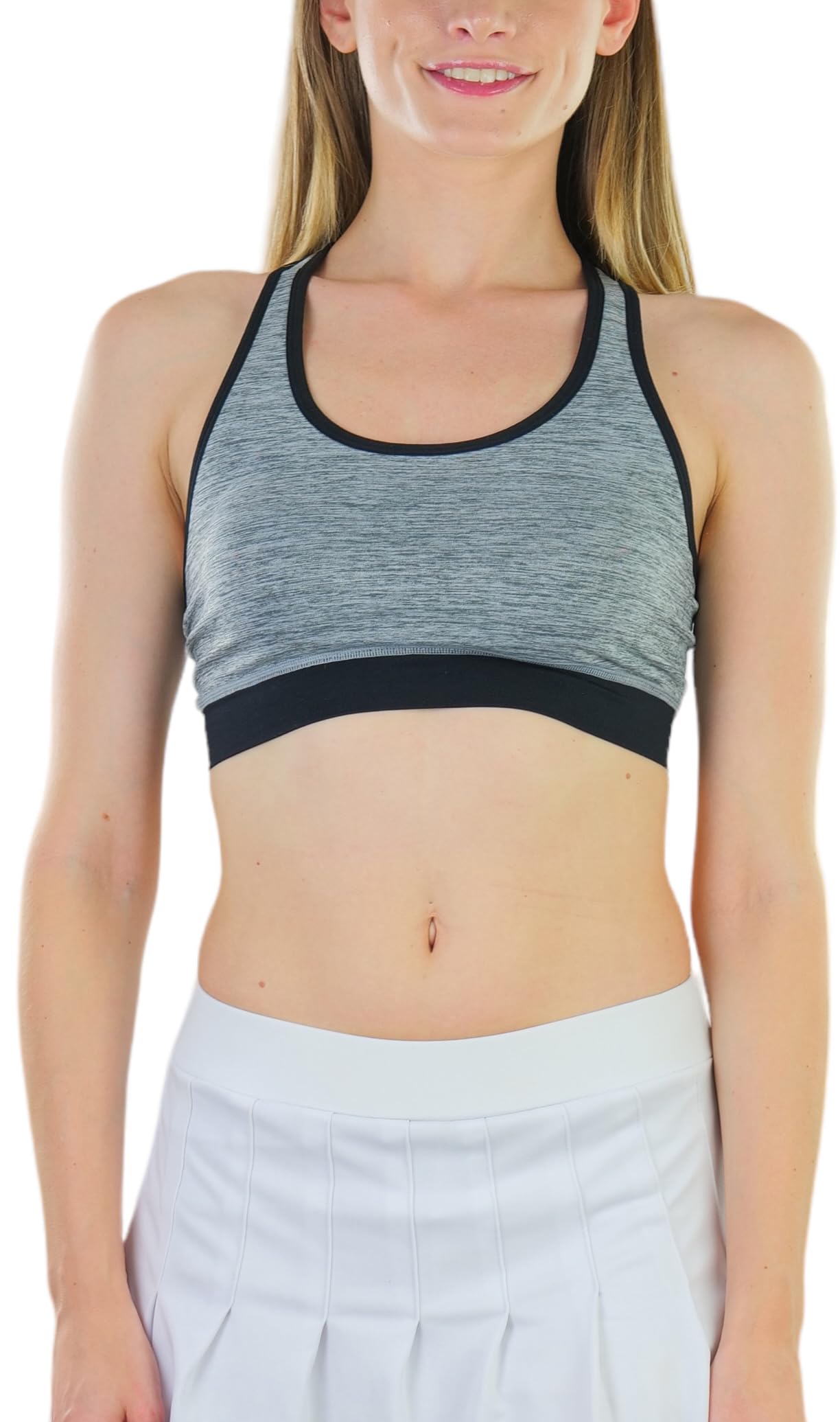 ToBeInStyle Women's Seamless Supportive Wire-Free Sports Bras & Bralettes - Comfortable Yoga, Gym & Lounge Wear for Active Women