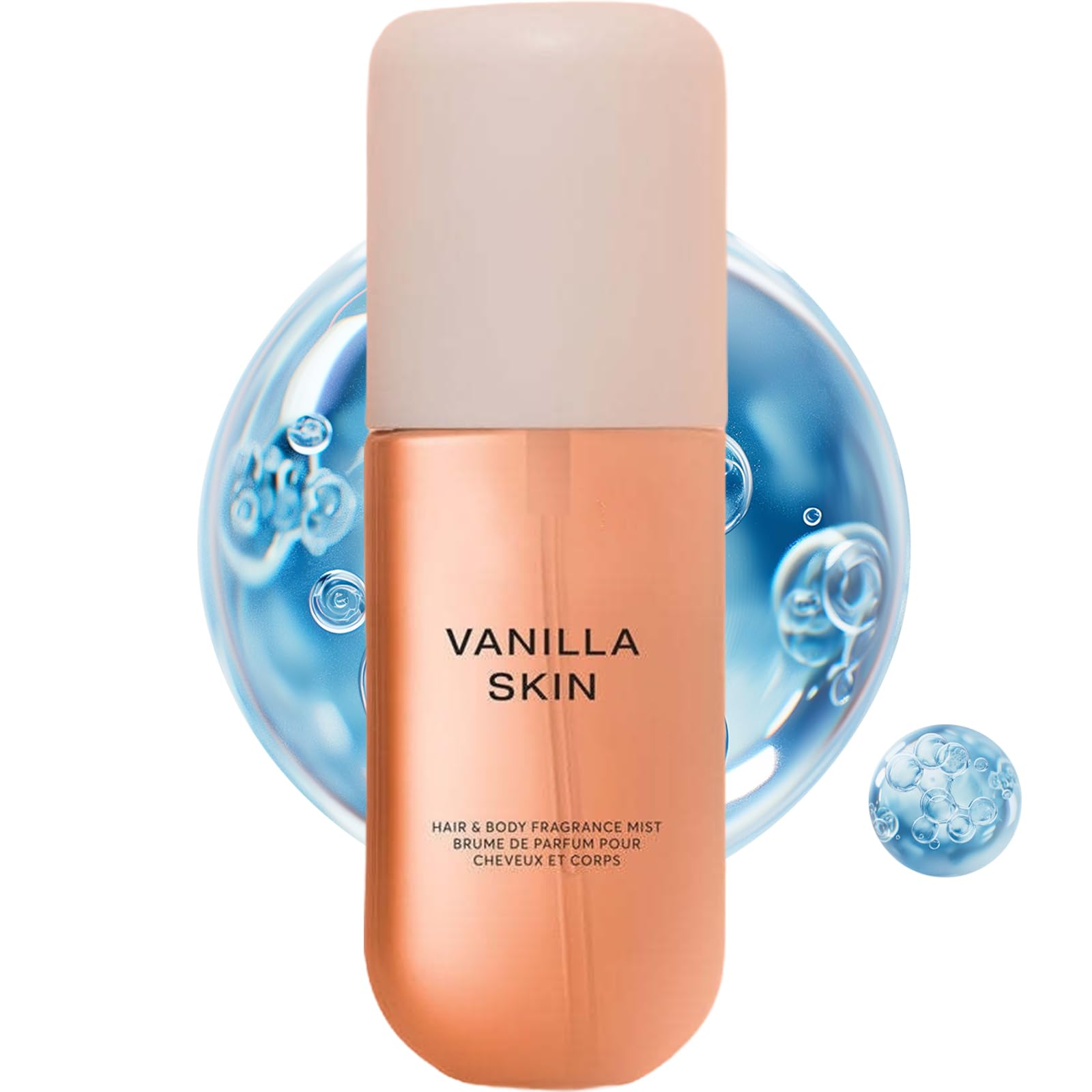 Vanilla Perfume for Women & Men - 50ml Long Lasting Body Mist Spray with Essential Oils - Travel Size Fragrance for Skin & Hair - Perfect for Daily Use, Date Nights & Special Occasions