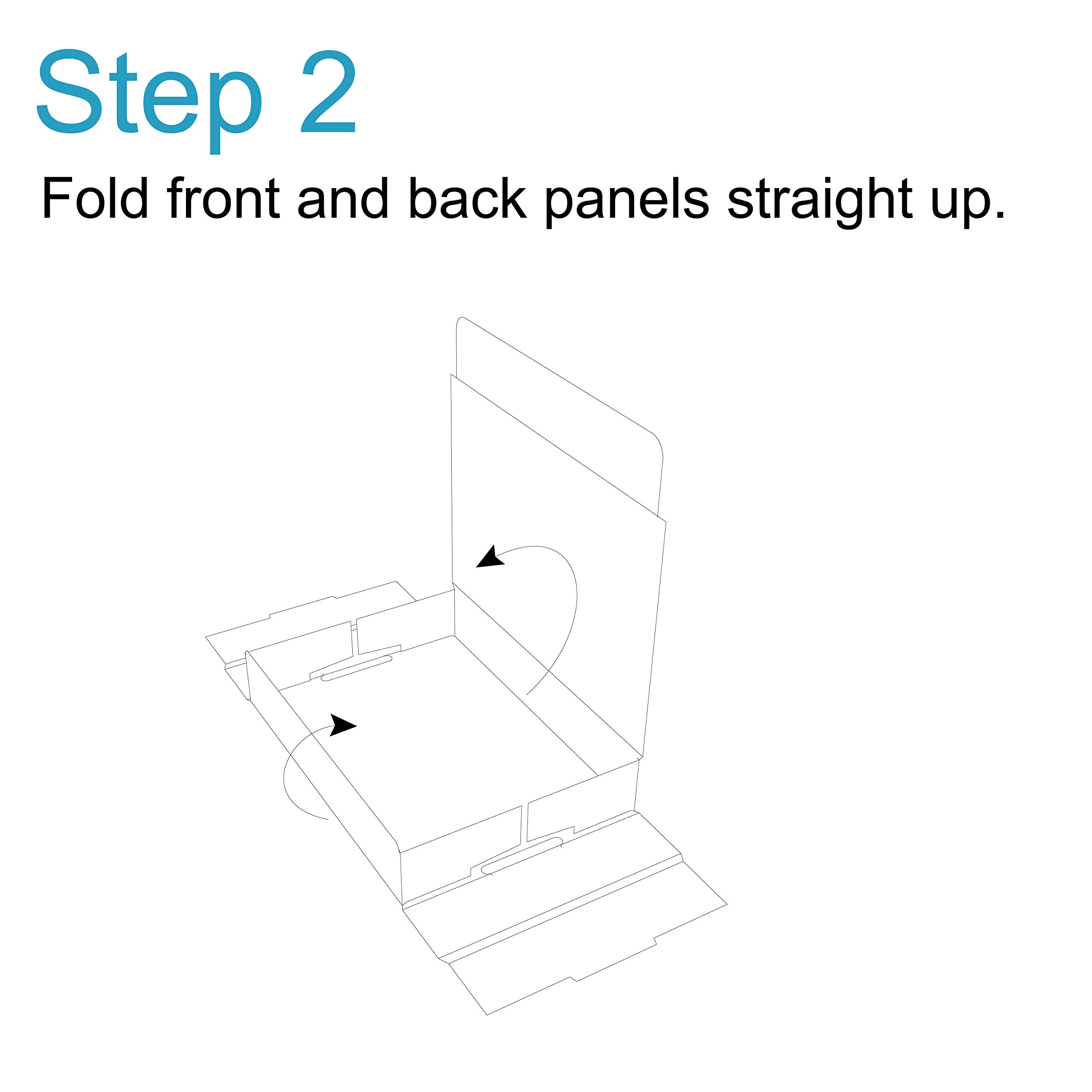 25 Pack White Corrugated Cardboard Shipping Boxes 9x6.5x1.75 Inches - Perfect for Small Business, Ecommerce Packaging & Mailing Supplies