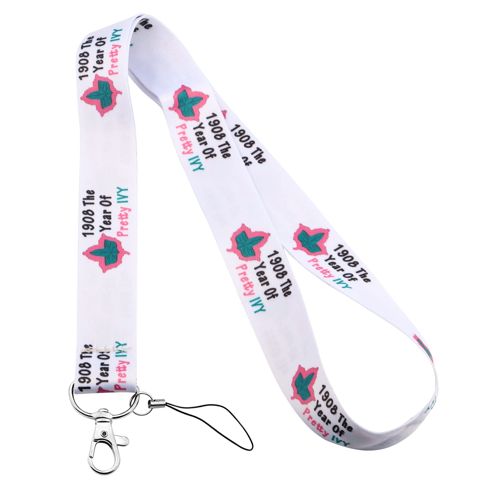 Pretty Girl Sorority Lanyards - Ivy Style Gift for Women & Girls - Perfect for Campus & Gifts