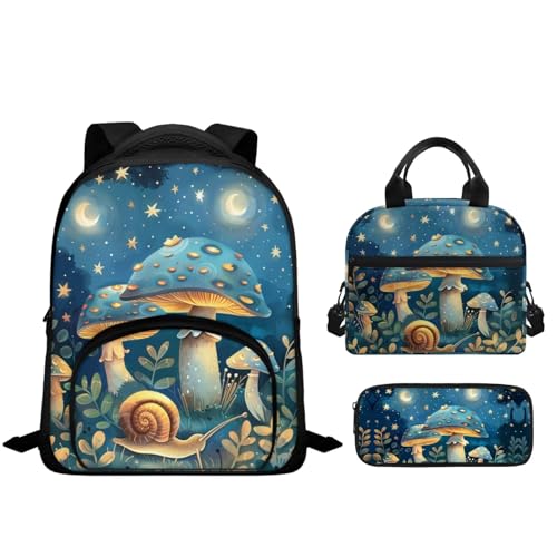 Blue Mushroom Snail Moon