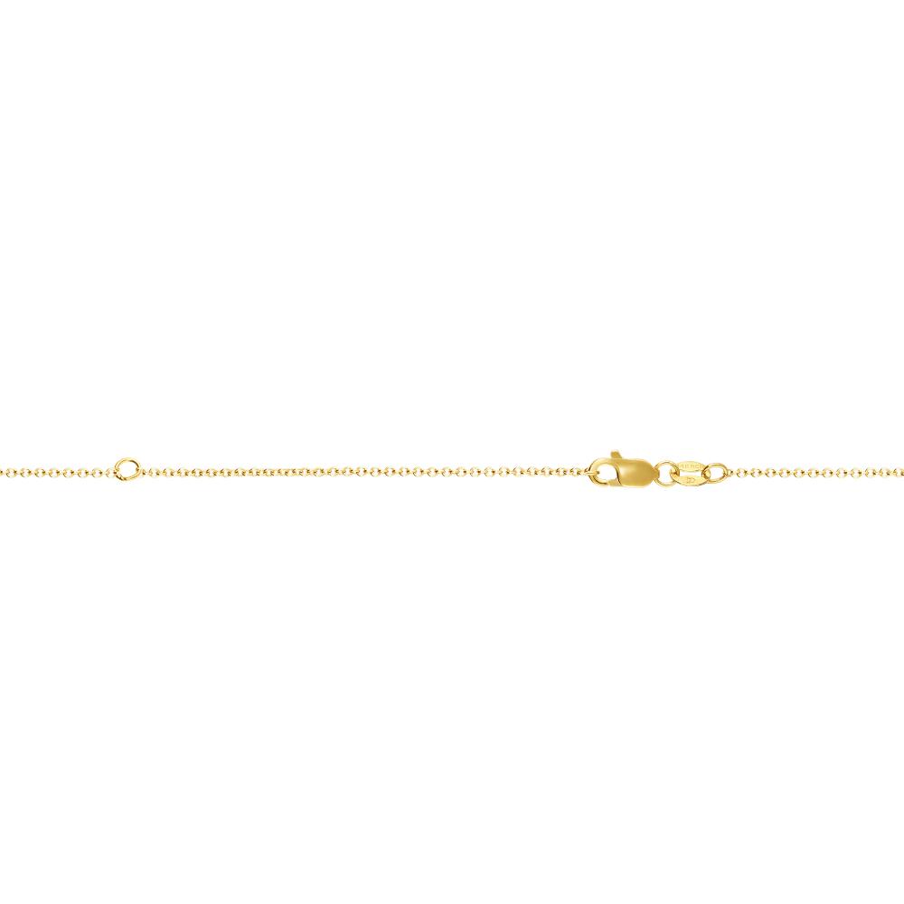 14K Gold 1.1mm Adjustable Extendable Chain Necklace - Elegant Layering Piece for Everyday Wear & Special Occasions