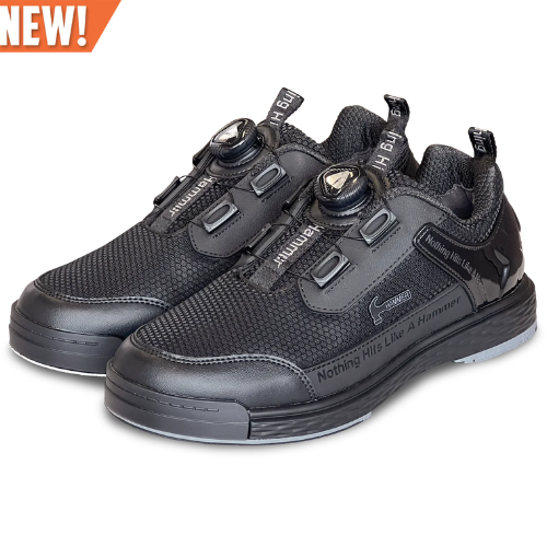 Hammer Night Power Diesel Right Hand Bowling Shoes - High Performance for Competitive Bowlers - Perfect for League Play and Tournaments