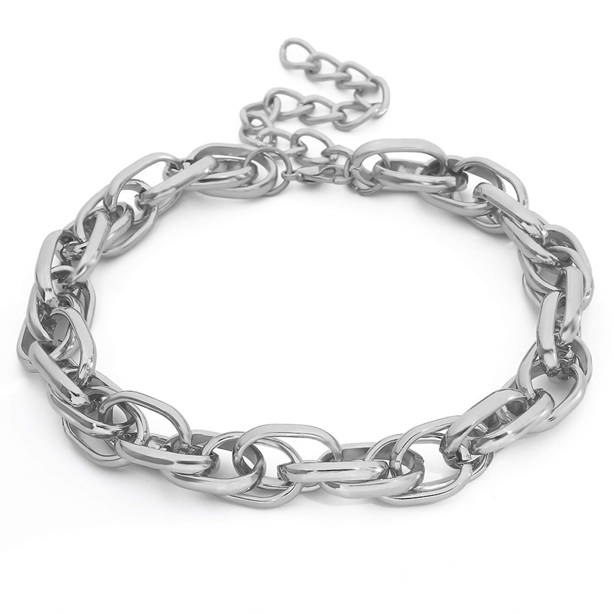Chunky Cuban Link Chain Necklace for Women - Punk Exaggerated Miami Style Choker Jewelry | Perfect for Layering, Parties, and Bold Fashion Statements