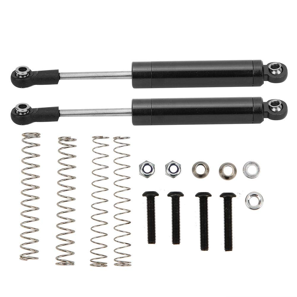 High-Performance RC Car Shock Absorber - Wear-Resistant Remote Control Spare Parts with Good Compatibility for 1/10 Scale RC Crawler Cars (Black R86007BL) - Perfect for Off-Road Racing and RC Car Upgrades