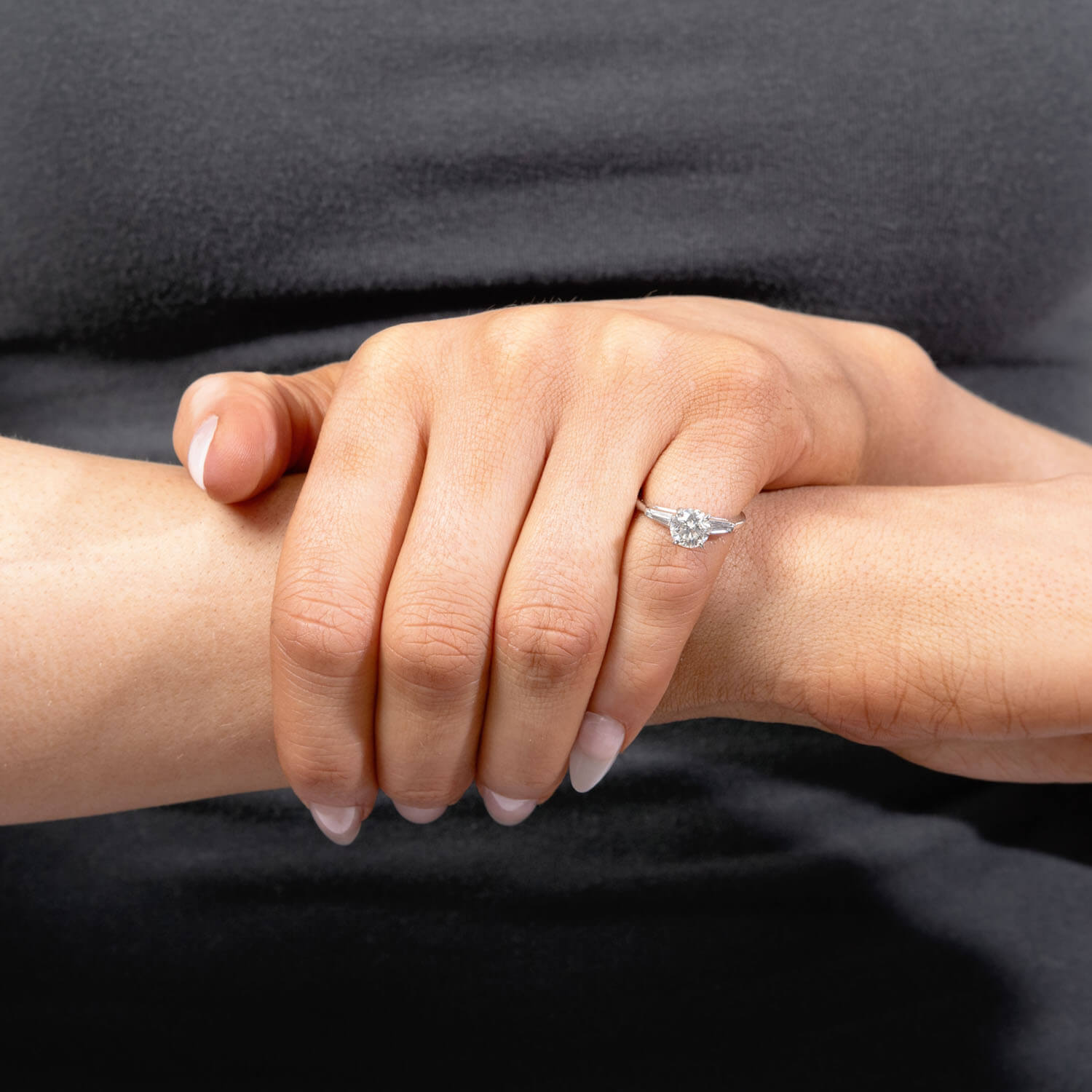 Vintage Platinum Diamond Engagement Ring 1.01ct by MARCUS & CO. - Perfect for Proposals, Anniversaries & Bridal Jewelry