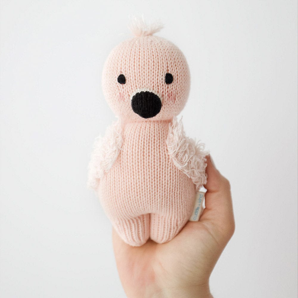 Cuddle+Kind Baby Flamingo Plush Toy - Soft & Huggable Stuffed Animal for Kids, Perfect for Cuddling, Gifts, and Nursery Decor | Ideal for Bedtime, Playtime, and Travel Comfort