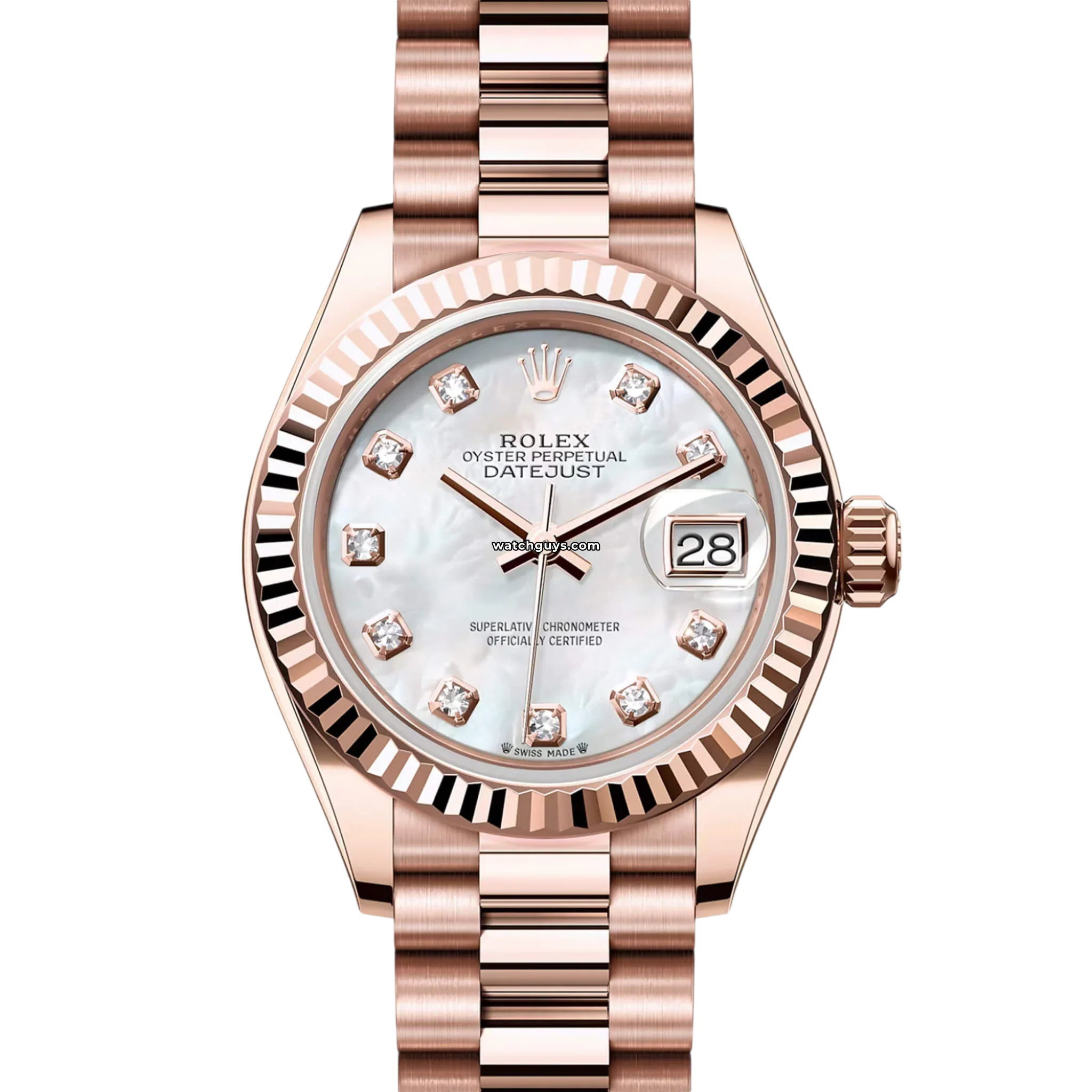 Authentic Rolex Datejust 279175 Women's Watch with Mother of Pearl Dial - Luxury Timepiece for Special Occasions & Professional Settings
