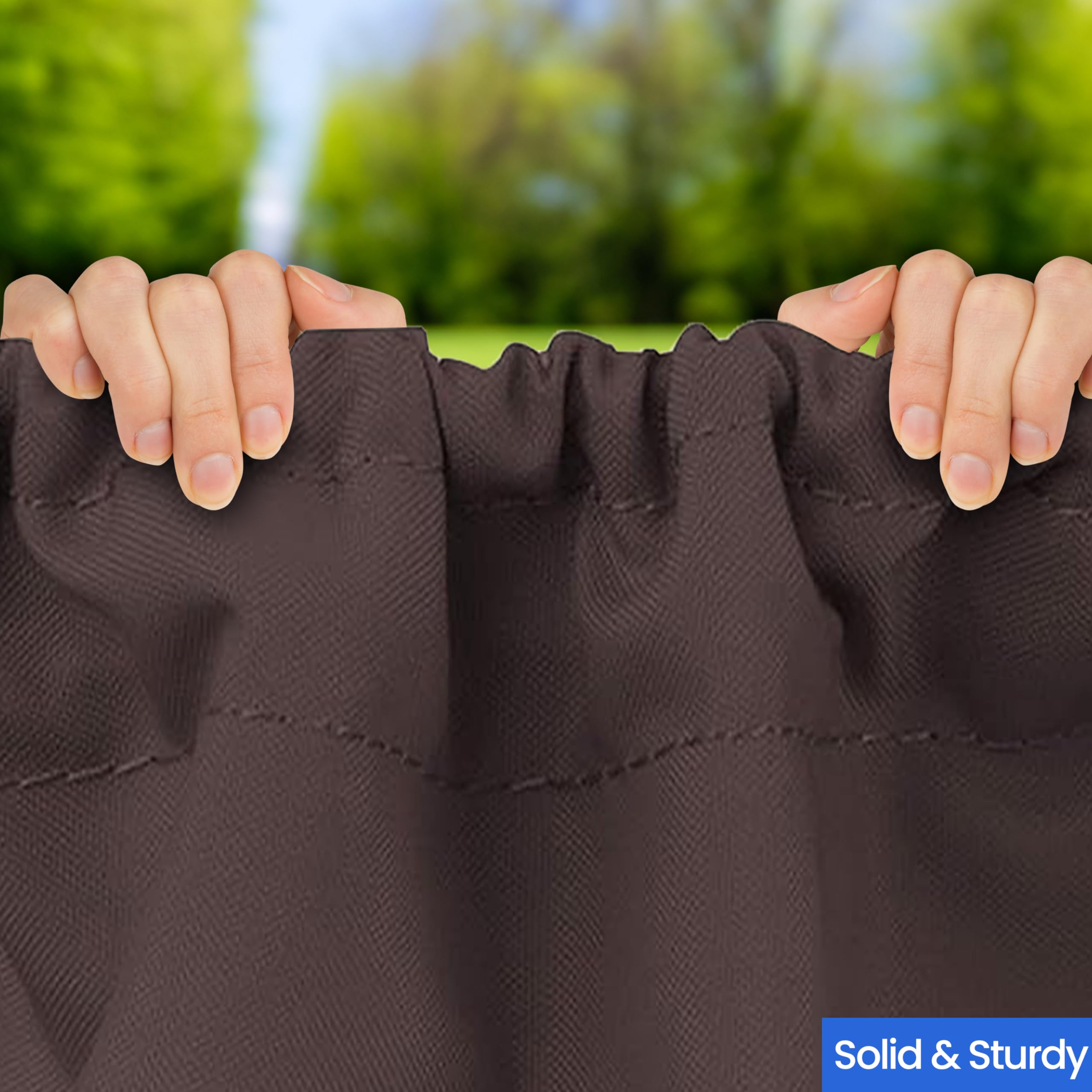 Premium Rectangle Waterproof Patio Table Cover - 12oz UV & Weather Resistant Outdoor Tablecloth for Dining Sets - 100