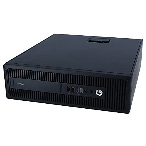Refurbished HP ProDesk 600 G2 SFF Desktop PC - Intel G4400, 8GB RAM, 500GB HDD, Windows 10 Pro, WiFi - Perfect for Home Office, Business & Remote Work