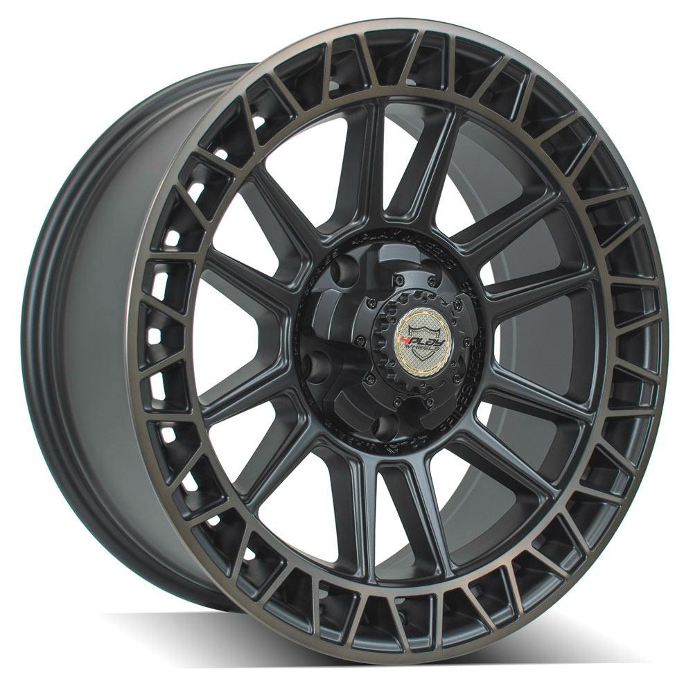 4Play Sport Series 4PS12 Satin Machined Wheels with Bronze Finish - 20x9.0 5x150mm 110.1mm Bolt Pattern - Perfect for Off-Road Trucks & SUVs