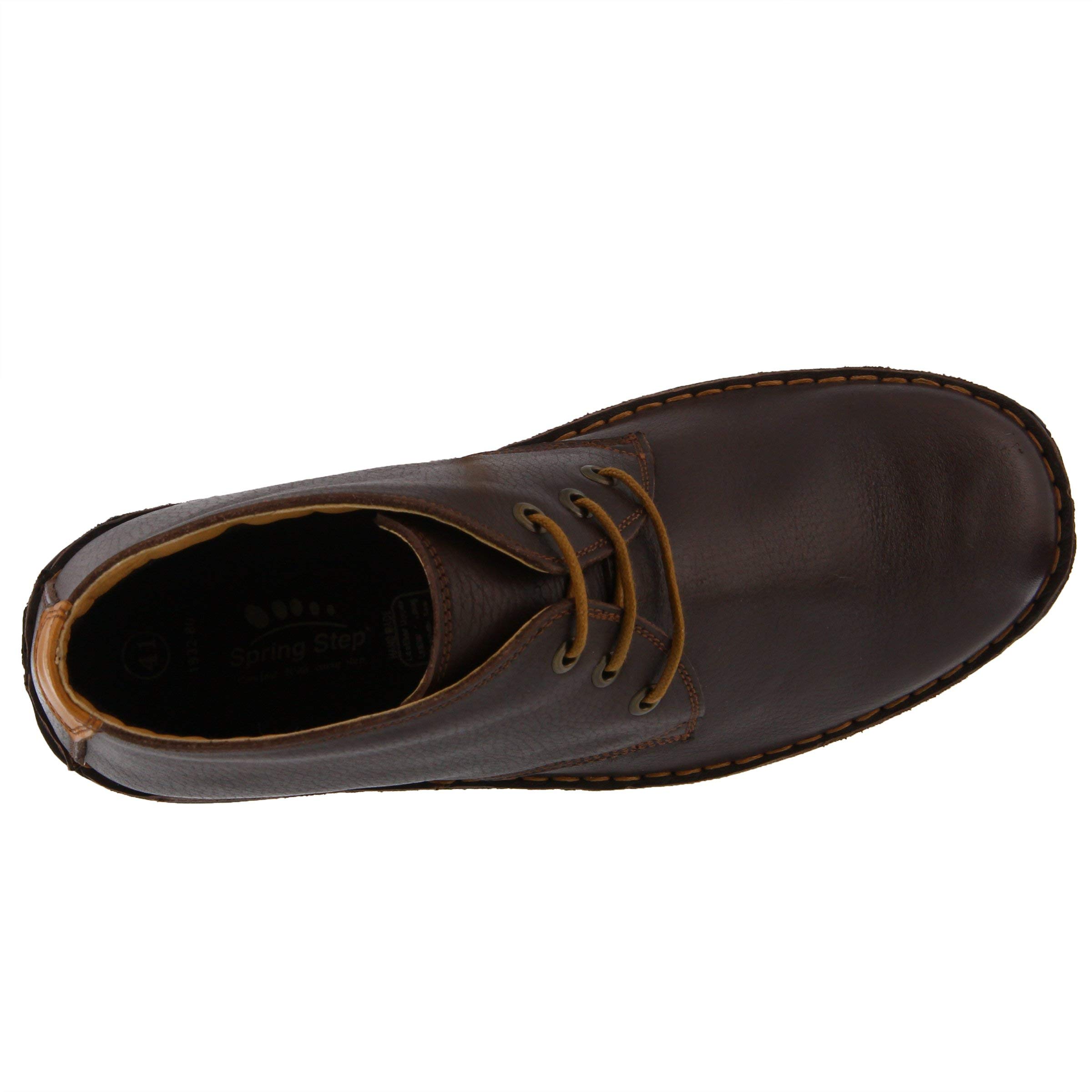 Spring Step Men's Mathias Comfortable Lace-Up Casual Shoes for Walking, Work & Everyday Wear