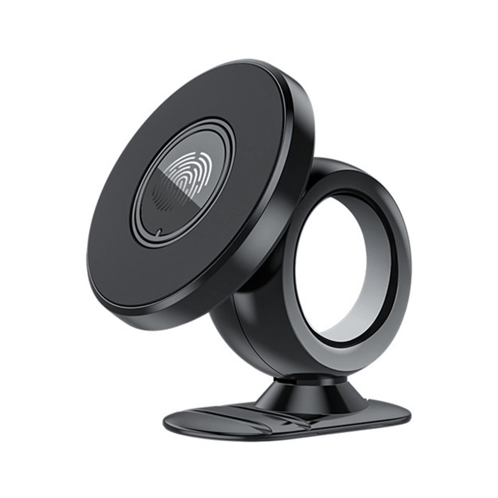 C-LARSS Magnetic Car Phone Holder - 360° Rotation, Rear View Mirror Mount, Flexible Long Arm for Headboard & Bedside - Perfect for Driving, Working & Relaxing in Car or Home