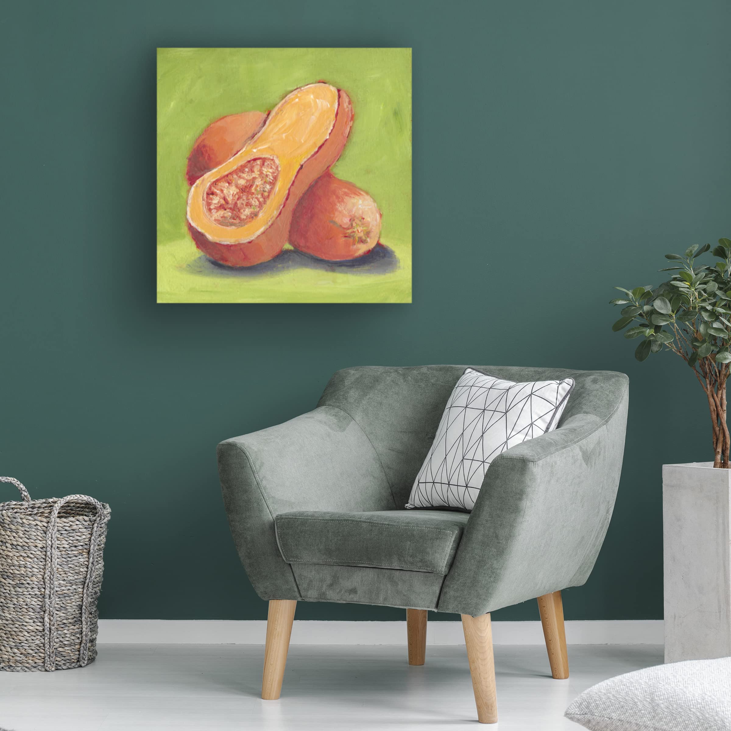 Trademark Fine Art 'Butternut' Canvas Art Print by Carol Young - Nature Landscape Wall Decor for Living Room, Bedroom & Office
