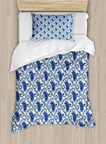 Blue and White