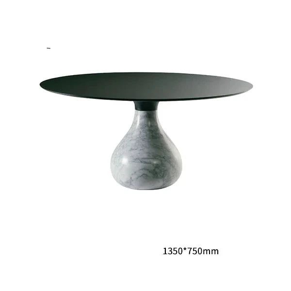 Premium Italian Marble Dining Table - Elegant & Durable Stone Table for Modern Dining Room, Kitchen, or Outdoor Patio