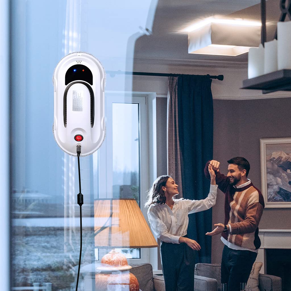 Smart Wet Mopping Robot with Dual Spinning Microfiber Pads - Automatic Floor Cleaner for Hardwood, Tile, Laminate & Glass Floors | Perfect for Homes, Offices & Pet-Friendly Spaces