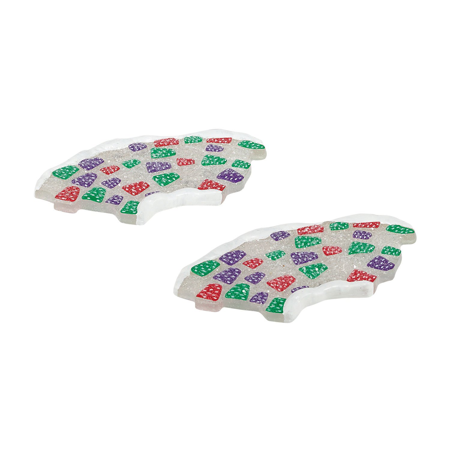 Department 56 Village Accessories - Curved Gumdrop Park Decor (0.39 inch) | Christmas Village Display, Holiday Home Decor, Collectible Miniature Scenes