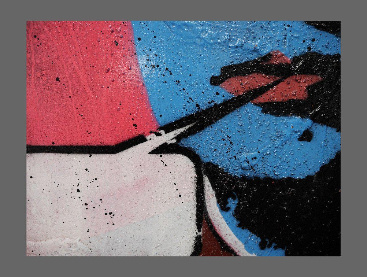 100cm x 100cm Mao Pop Art Canvas Painting - Modern Abstract Wall Decor for Living Room, Bedroom & Office