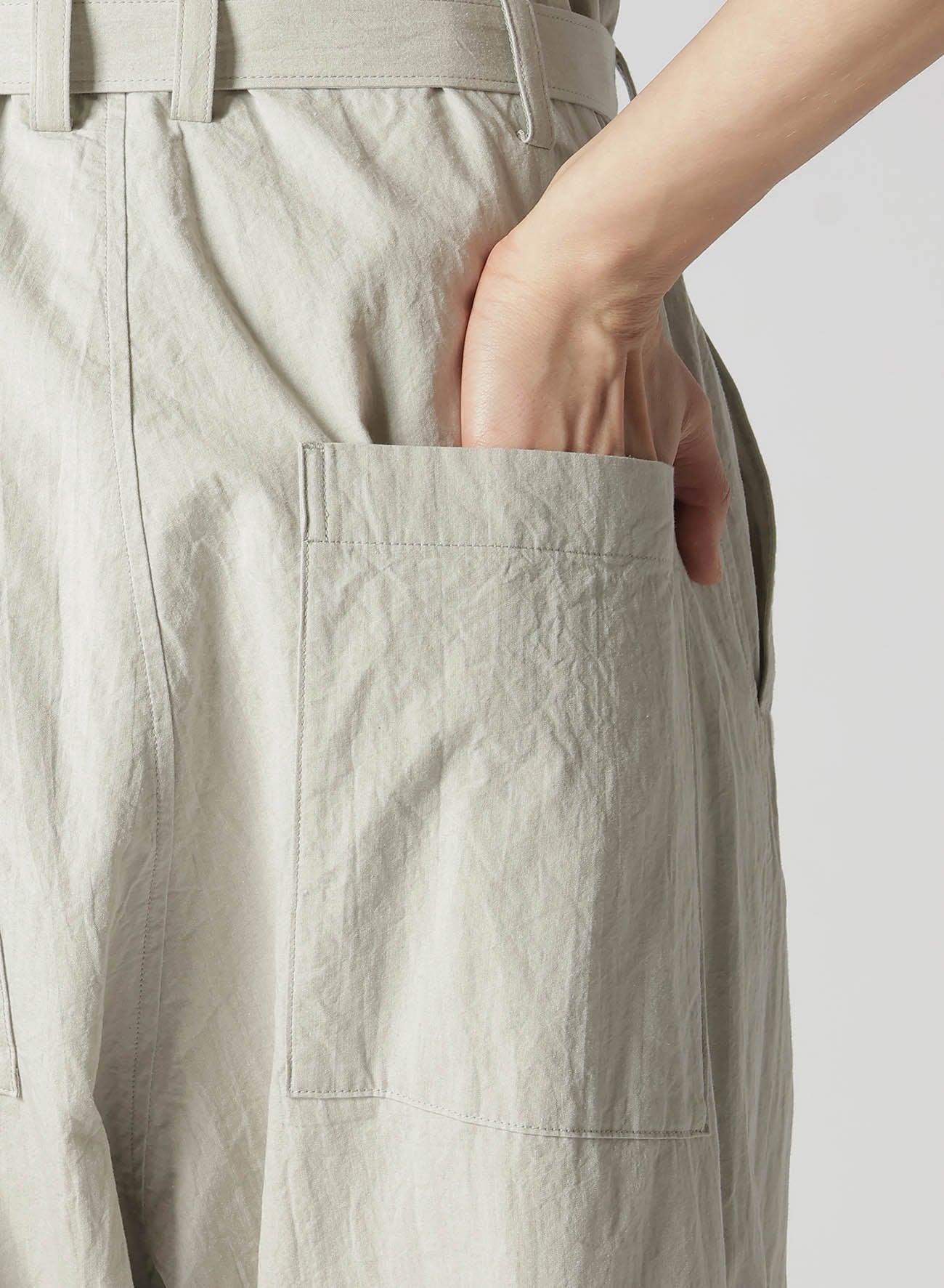 Premium Cotton Chambray High Waist Pants for Women - Comfortable & Stylish Casual Trousers for Work, Travel & Everyday Wear