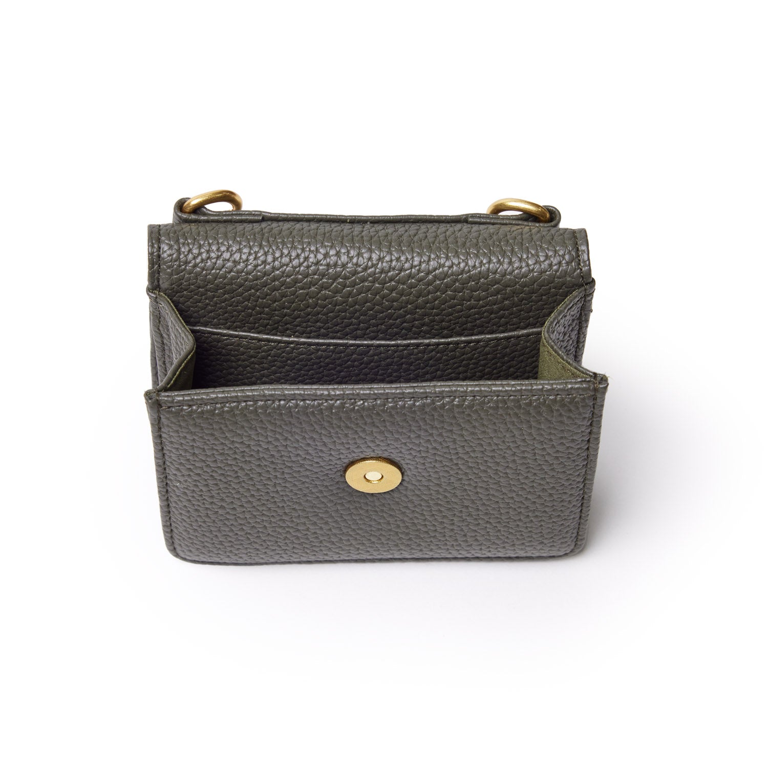 Mini Pebble WOC Crossbody Bag in Olive Green - Stylish & Compact for Everyday Use, Travel, and Work