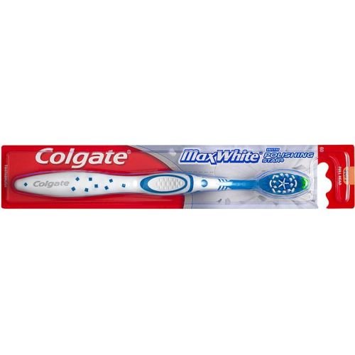 Colgate Max White Full Head Soft Bristle Toothbrush - 72 Pack | Gentle Cleaning for Sensitive Teeth & Gums | Perfect for Home, Travel & Dental Offices