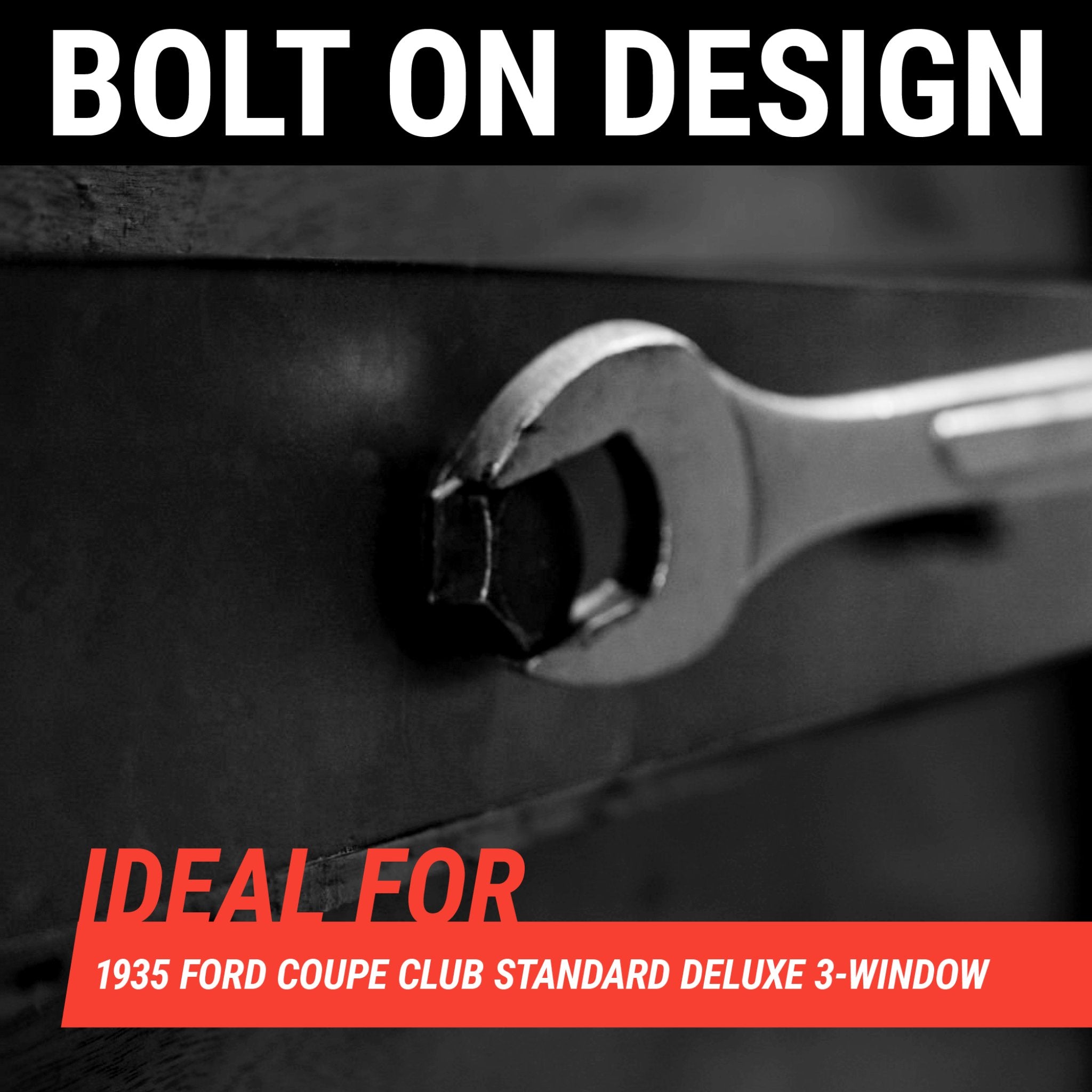 12V Power Window Conversion Kit for 1935 Ford Model 48 Coupe Club Standard Deluxe 3 Window - Easy DIY Car Window Upgrade for Classic Car Restoration & Customization