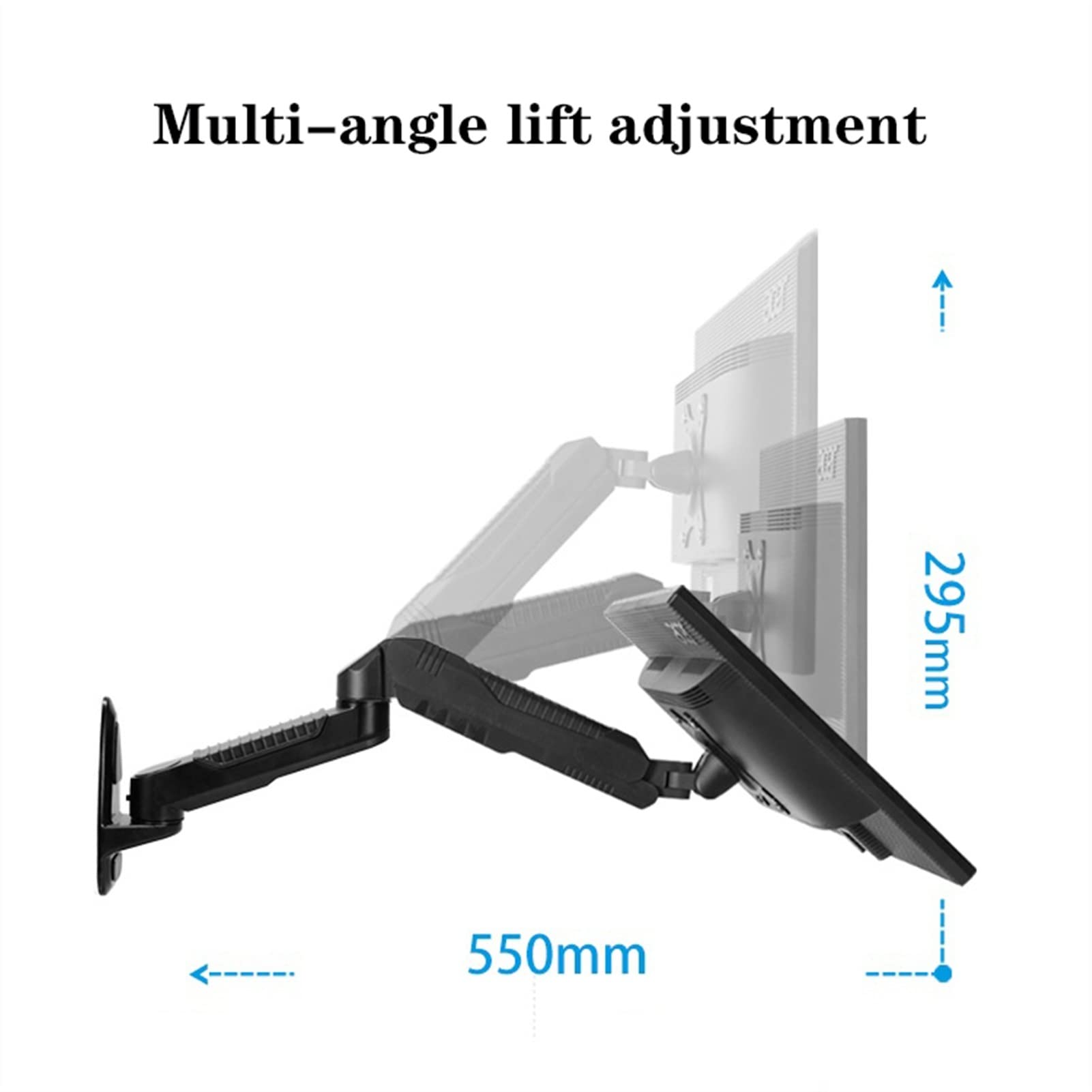 Adjustable Wall Mount Monitor Arm for 15-27