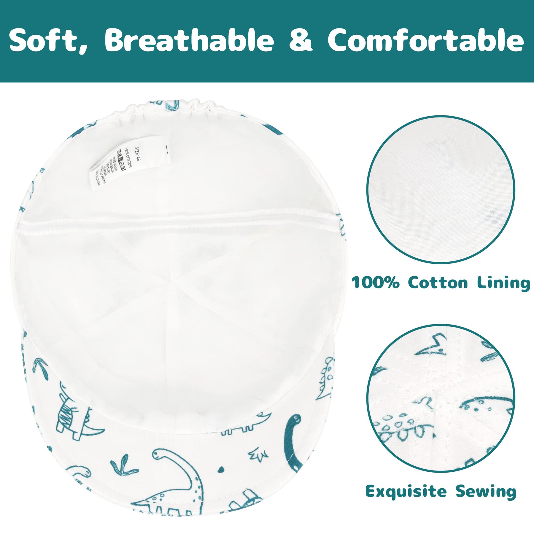 Baby Baseball Cap for Boys & Girls - Soft Cotton Adjustable Sun Hat with UV Protection for Newborns, Toddlers & Kids - Perfect for Outdoor Play, Beach, Summer, Park Visits, Family Photos & Daily Wear - Ideal for Sun Protection During Playtime, Travel & Special Occasions