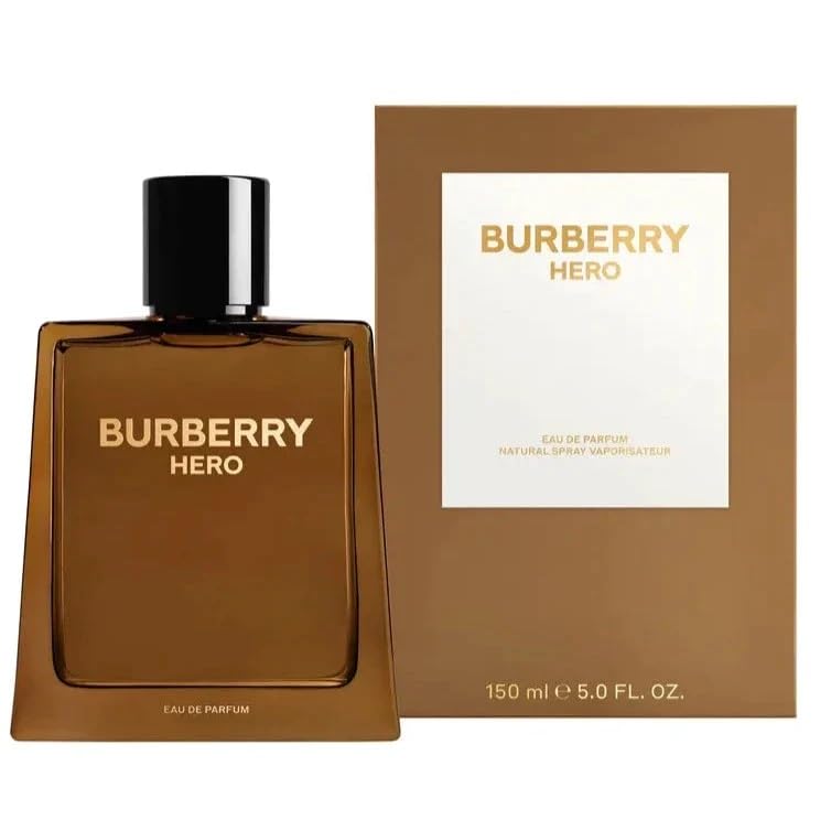 Burberry Hero Cologne for Men - Eau de Parfum Spray (5 oz / 150ml) | Fresh Woody Scent | Day & Night Wear | Office, Date & Special Occasions