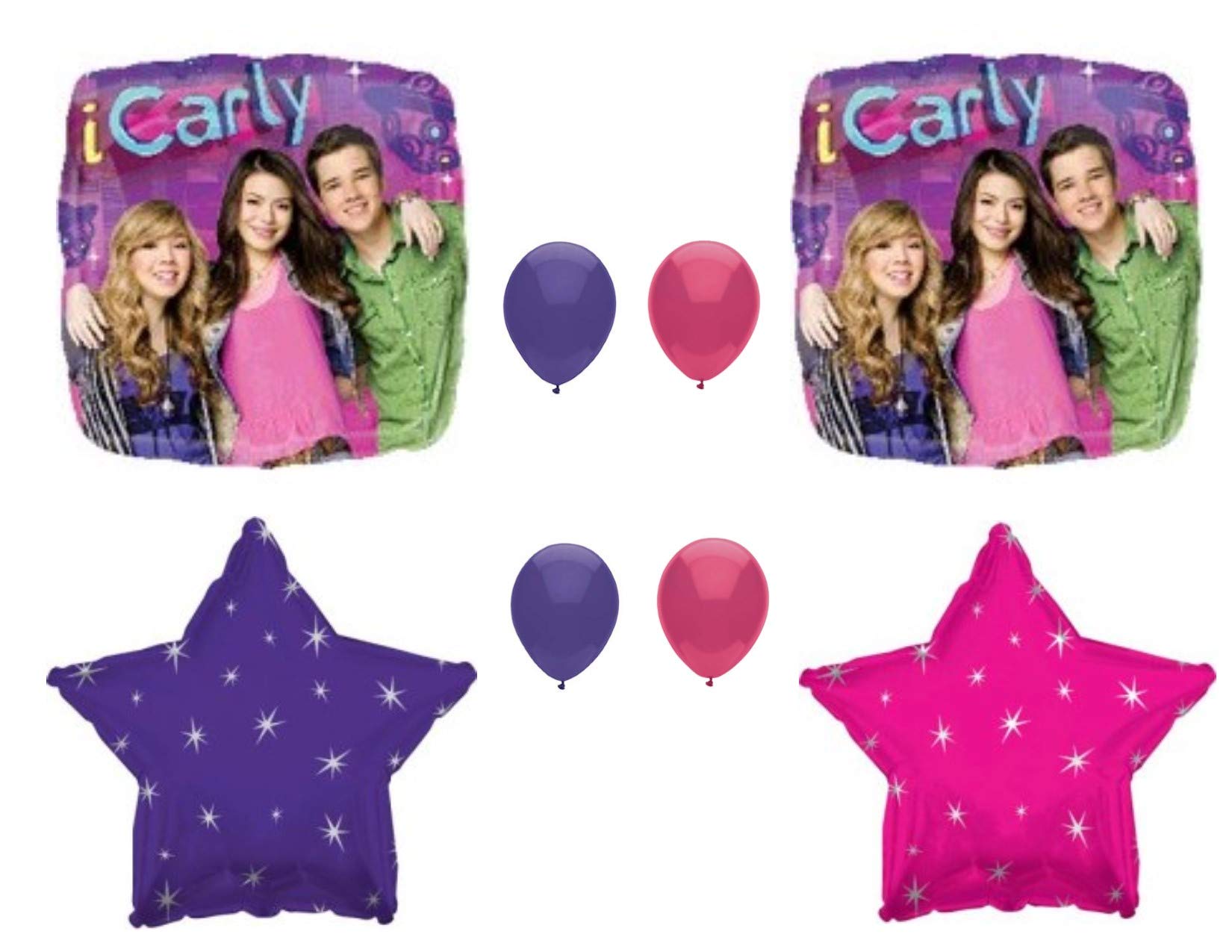 iCarly Happy Birthday Party Balloons Decorations - Nickelodeon TV Show Themed Balloon Set for Birthday Parties, Baby Showers & Celebrations