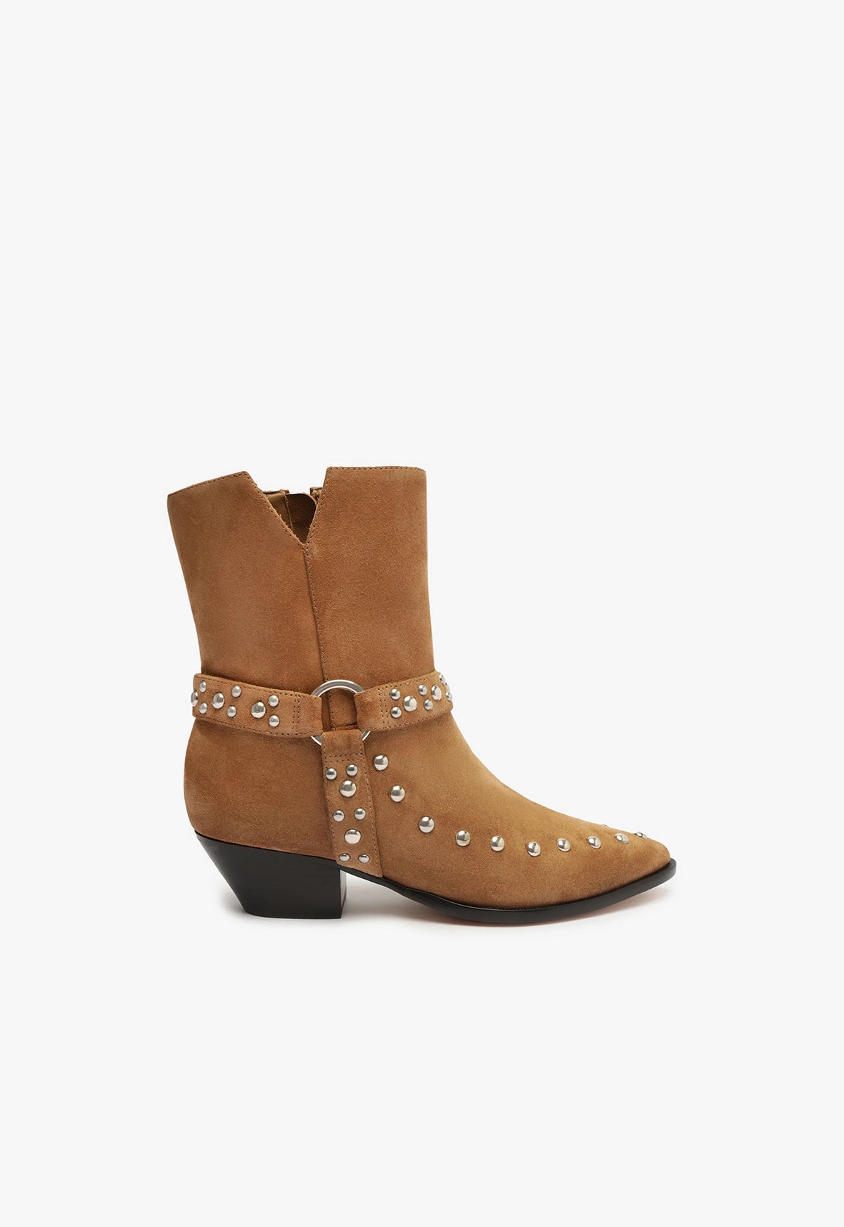 Rhiannon Suede Ankle Boots for Women - Comfortable Low Heel Booties for Fall & Winter - Perfect for Office, Dating & Casual Outfits