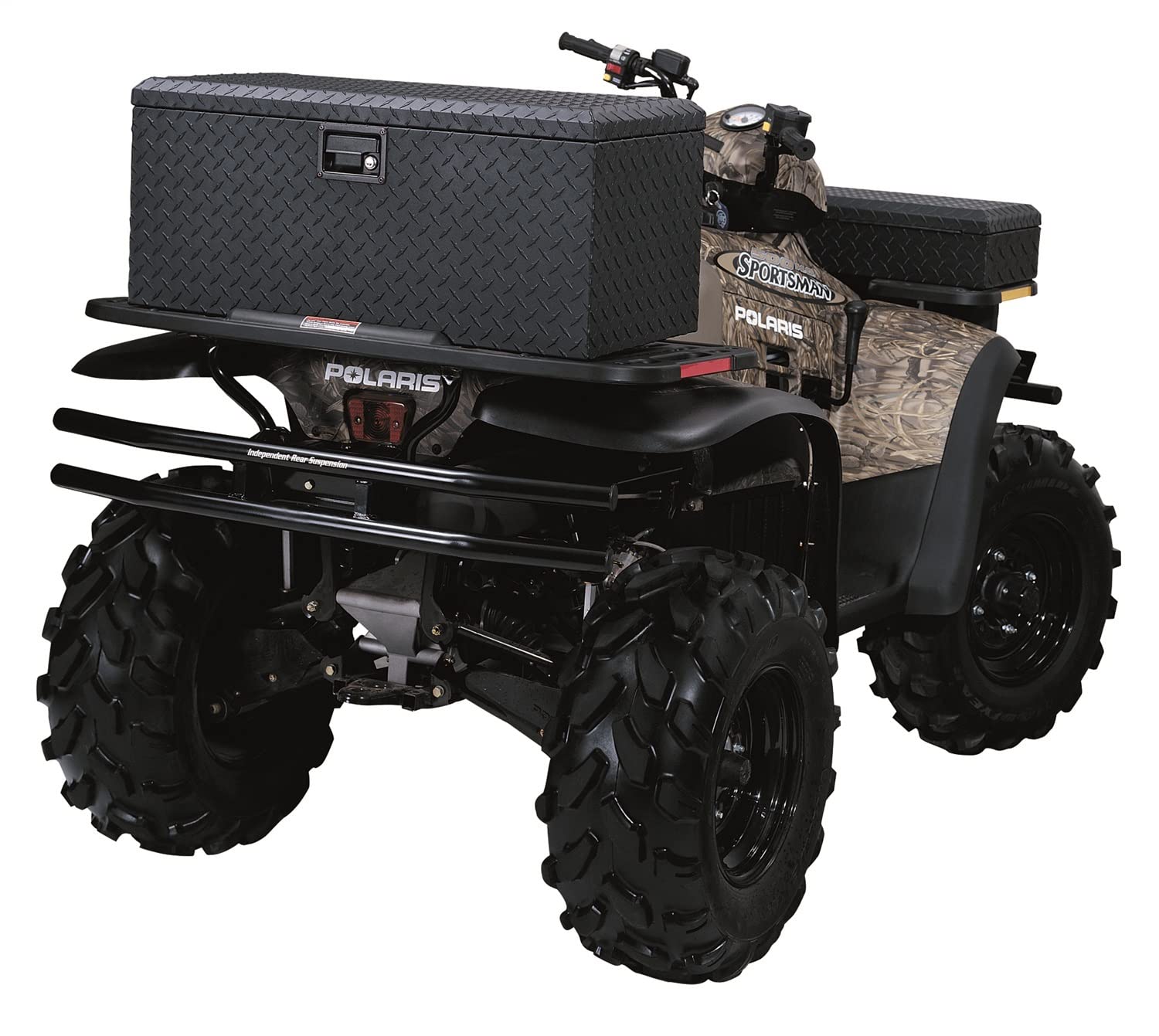 Lund 288271 Challenger Series Brite ATV Rear Storage Box - Black | Durable Weatherproof ATV Accessory for Hunting, Camping & Outdoor Gear Storage