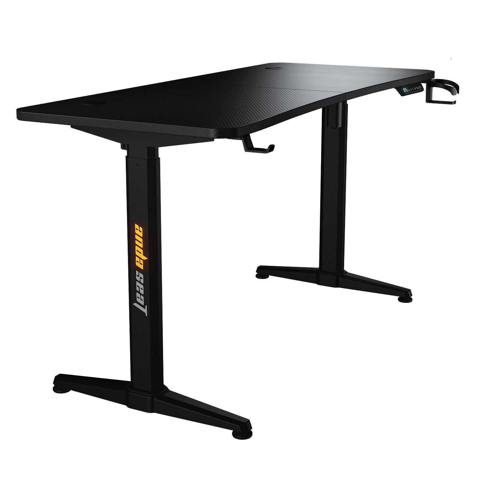 Anda Seat Terminator Gaming Desk - Ergonomic Computer Desk for PC & Console Gamers - Perfect for Home Office, Streaming & Esports Setup