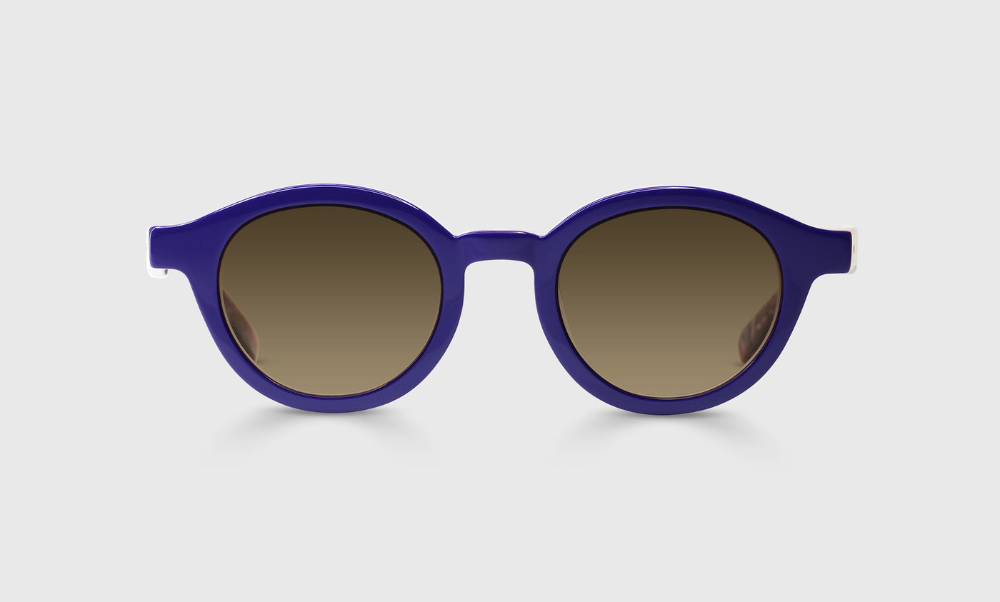 TV Party Average Color 15 Layered Purple & Pink Glasses with Purple Zebra Temples - Perfect for Costume Parties, Cosplay, and Themed Events