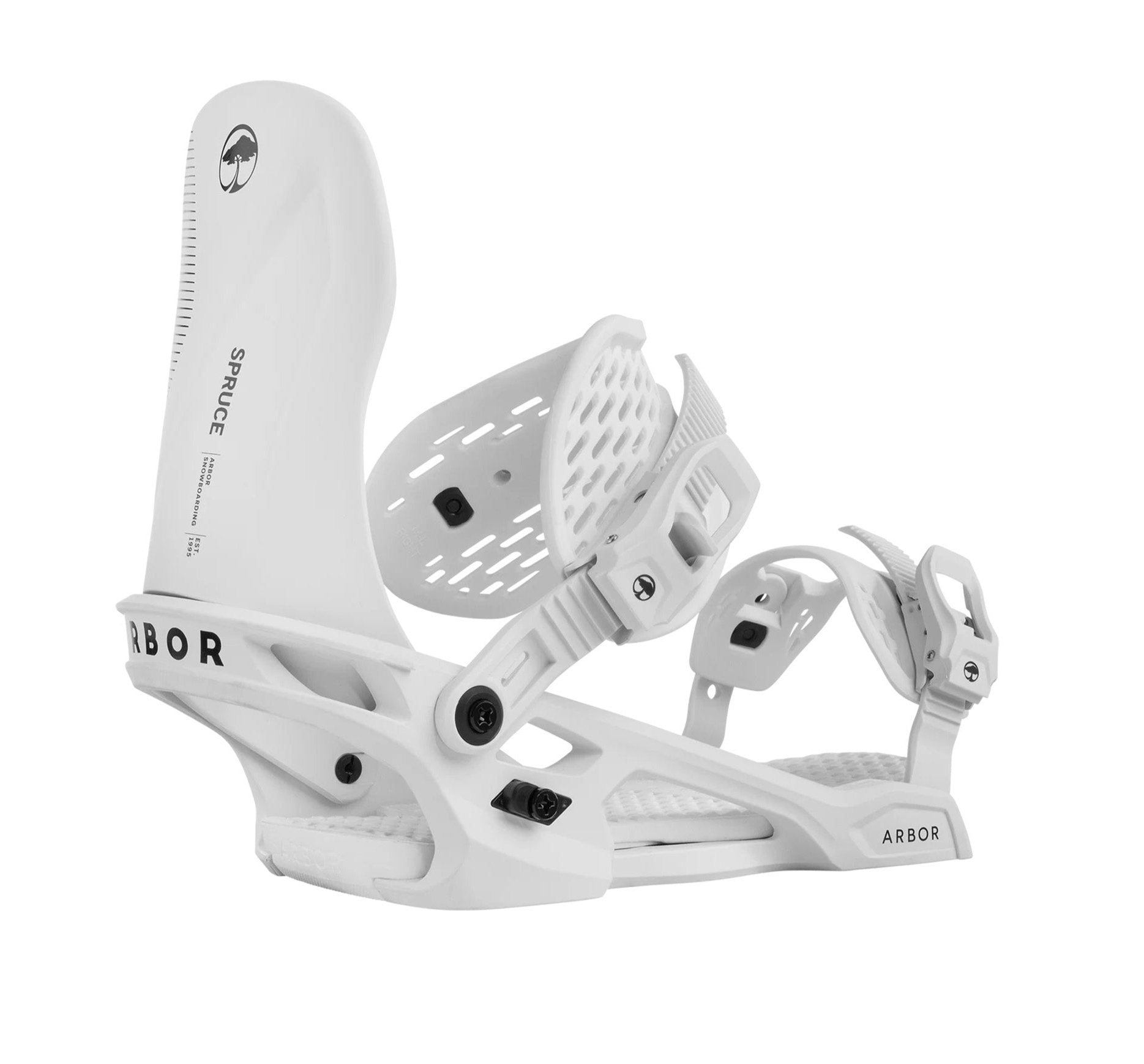 **Arbor Spruce Snowboard Bindings 2025 - Lightweight & Durable for All-Mountain Riding - Perfect for Freestyle & Powder Snowboarding**