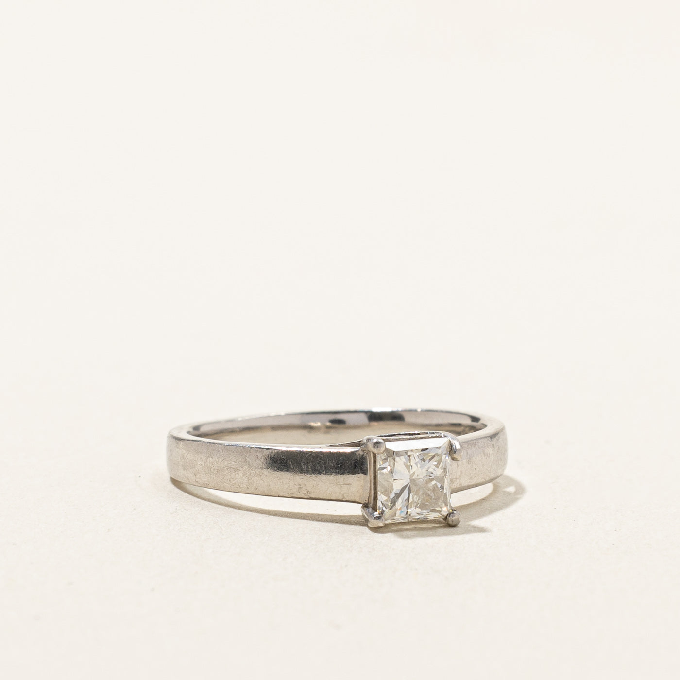 0.50ct Princess Cut Diamond Engagement Ring - Size 5.25 - Perfect for Proposals, Weddings & Anniversary Gifts | Elegant Solitaire Jewelry for Women