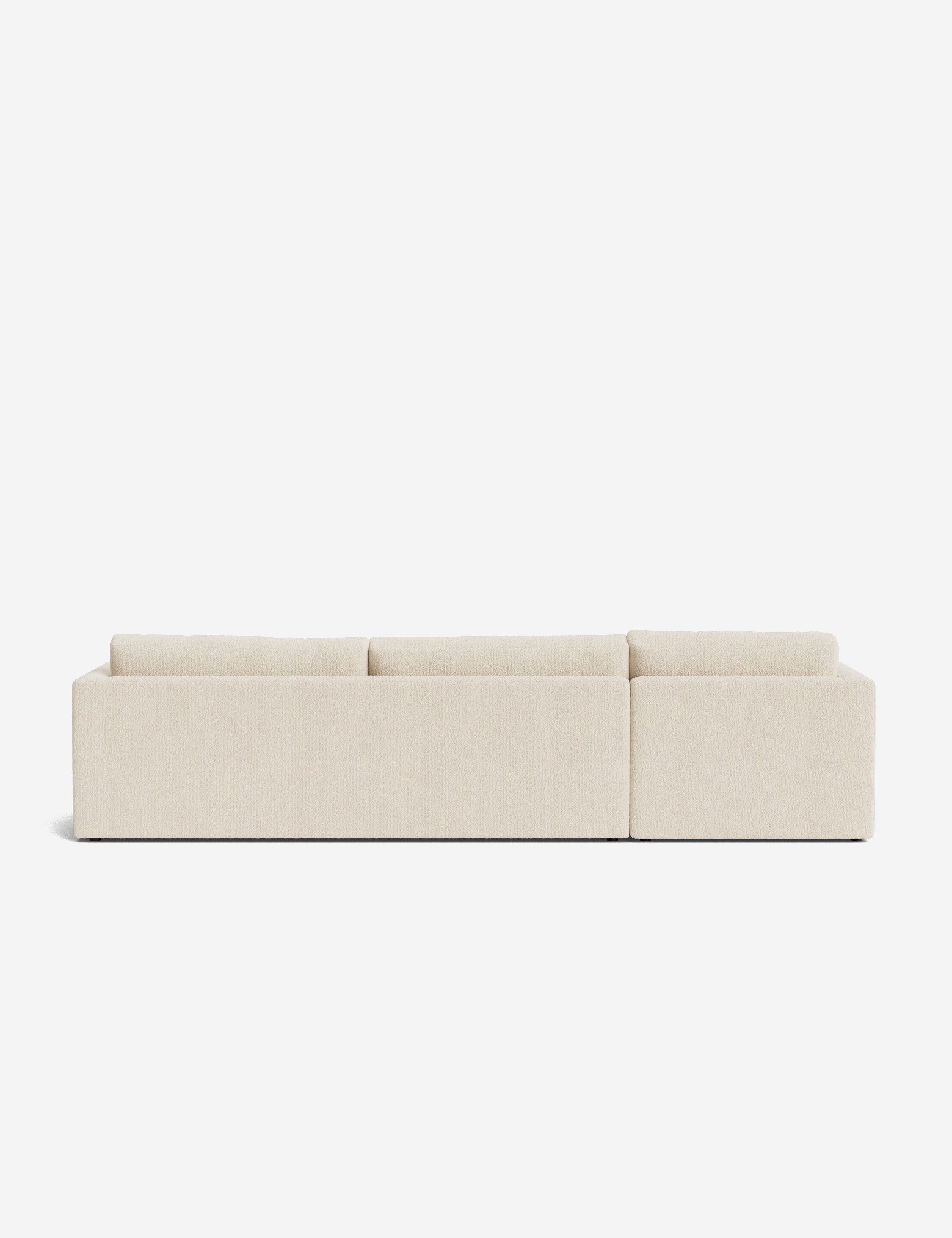 Durham Chaise Sectional Sofa - Modern L-Shaped Couch with Chaise Lounge, Upholstered Fabric, Comfortable Living Room Furniture for Small Spaces | Perfect for Apartments, Condos & Family Gatherings