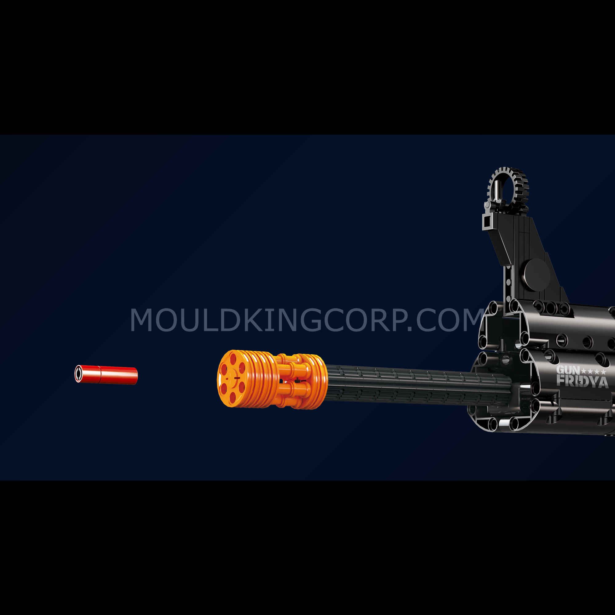 MOULD KING 14005S QBZ-95 Rifle Building Blocks Toy Gun Set - 874 Pieces Military Model Kit for Adults & Kids | Perfect for Collectors, Gifts, and War Game Scenes