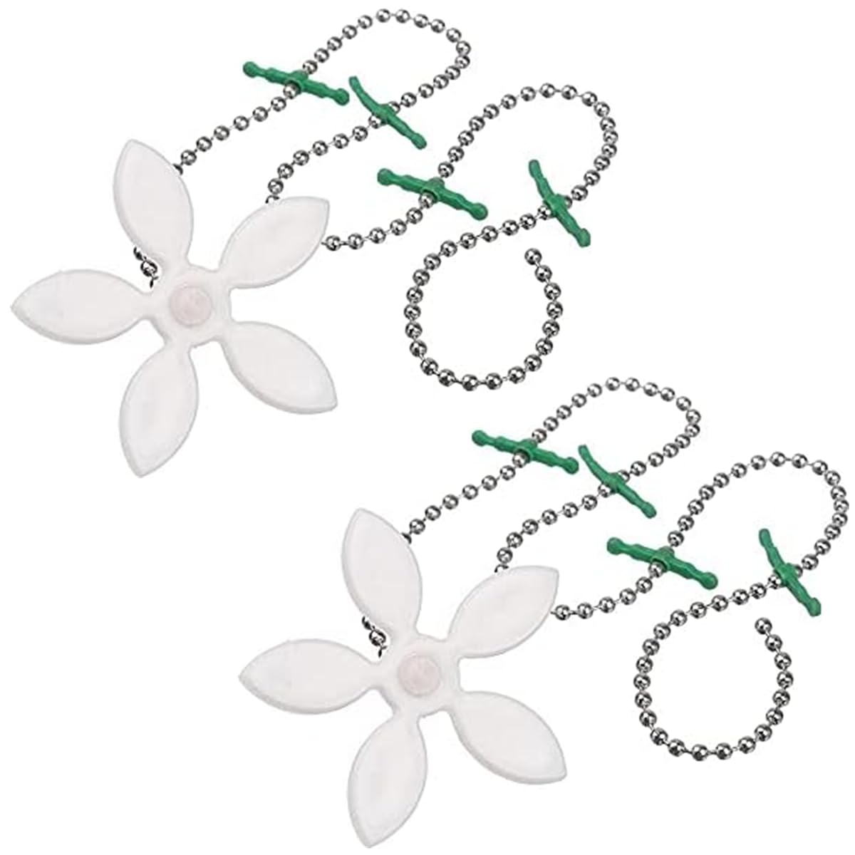 2 Pack Flower Shaped Shower Drain Cover, Stainless Steel Sink Hair Catcher with Hook - Bathroom & Kitchen Drain Protector for Hair Clog Prevention - Perfect for Showers, Bathtubs, and Sinks