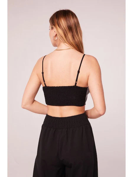 Vegan Leather Tank Top for Women - Black | Stylish & Comfortable Vegan Firecracker Top | Perfect for Casual Wear, Parties & Summer Outfits