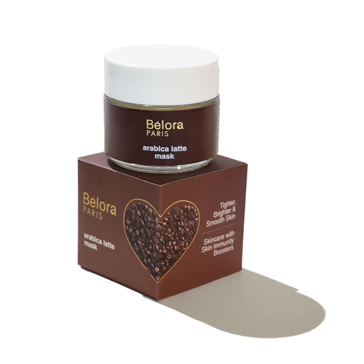 Belora Paris Arabica Coffee De-Tan Face Mask with Kaolin Clay - Brightening & Exfoliating Treatment for Glowing Skin (100g) | Perfect for Sun-Damaged Skin & Post-Vacation Skincare Routine