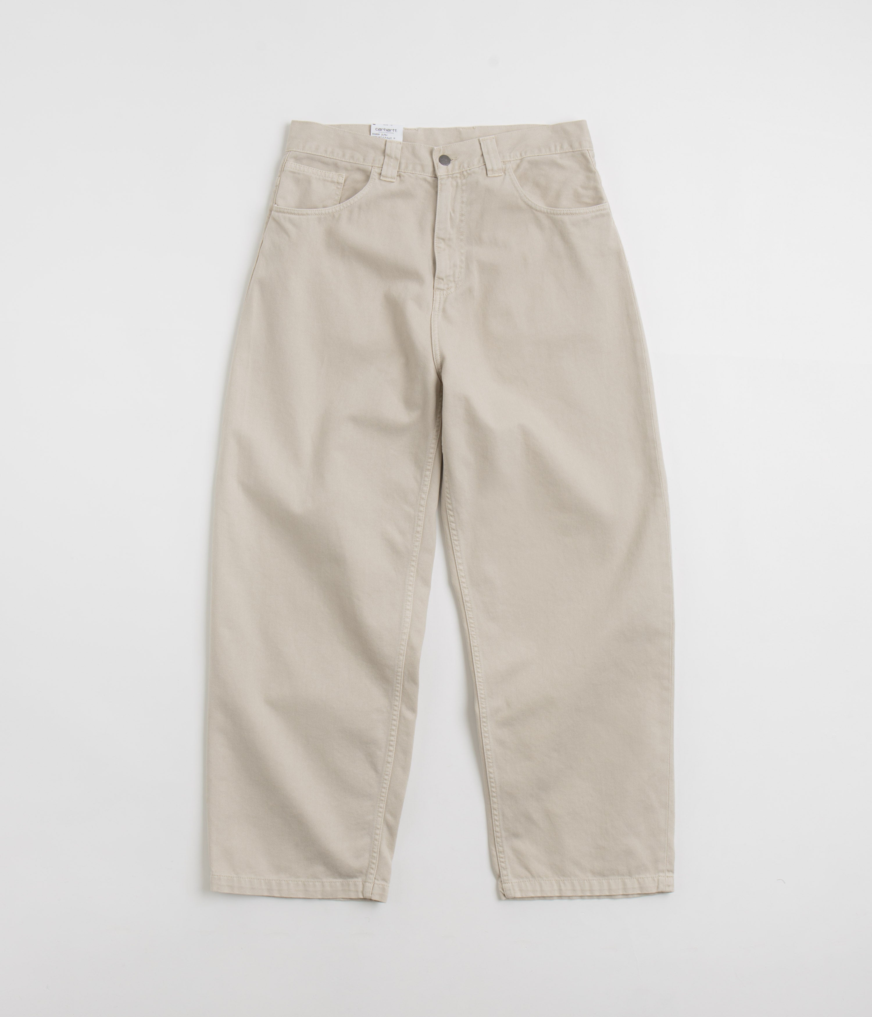 Carhartt Brandon Denim Pants for Men - Durable Work Pants with Fleur De Sel Wash - Perfect for Construction, Farming & Outdoor Activities