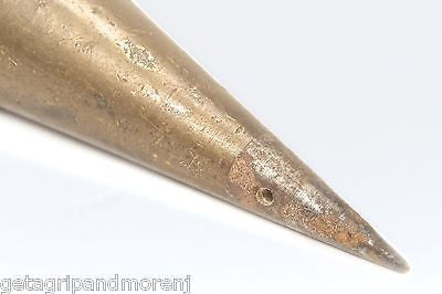 Vintage Dietzgen 5720 Brass Plumb Bobs - Set of 2 Removable Point Plumb Bobs (14 oz) - Antique Surveying Tools in Good Condition - Perfect for Construction, Land Surveying & DIY Projects