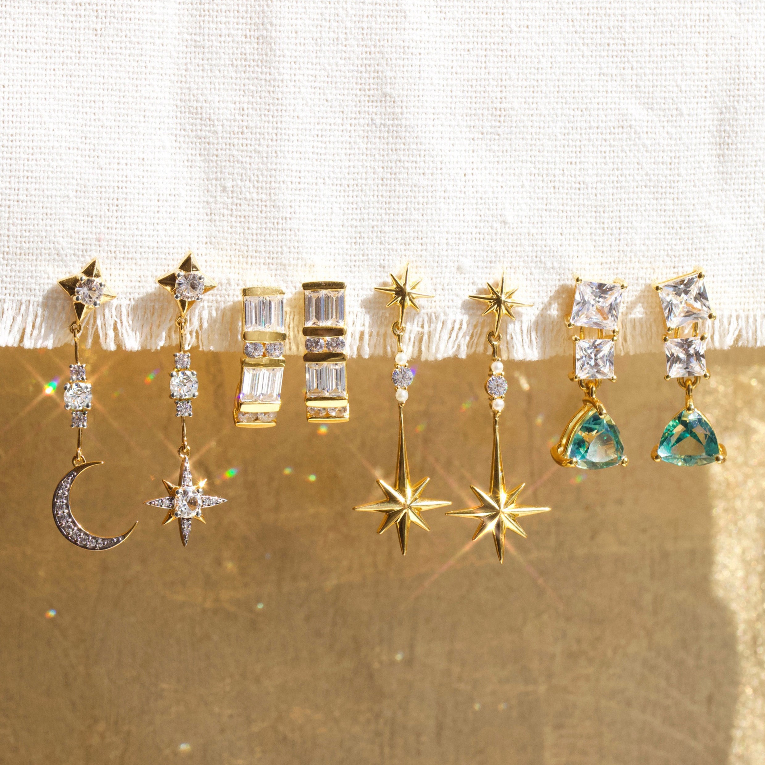 Stunning Constellation Drop Earrings for Women – Elegant Starry Sky Dangle Earrings | Perfect for Parties, Weddings & Date Nights